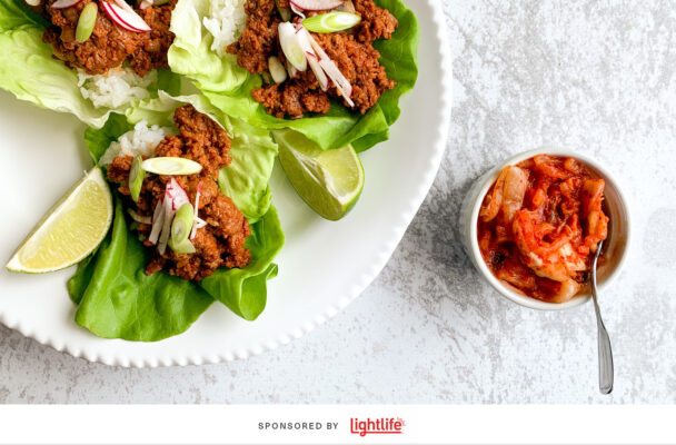 If You're Bored of Salads, These Plant-Based Asian-Inspired Lettuce Wraps Will Fire Up Dinner Time