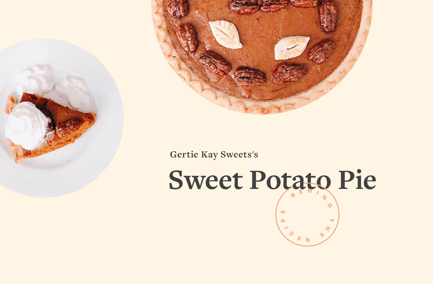 sweet potato pie by Monique Johnson
