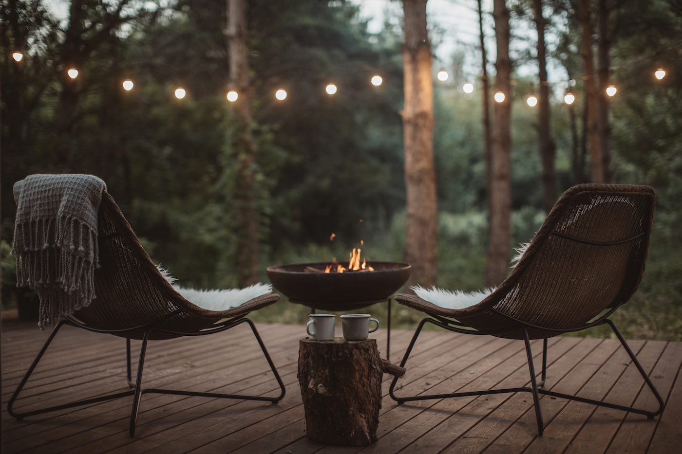 use outdoor space in fall