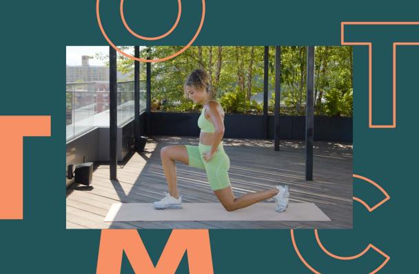 Cardio and Strength Training Collide in This Peachy 15-Minute Glute Workout