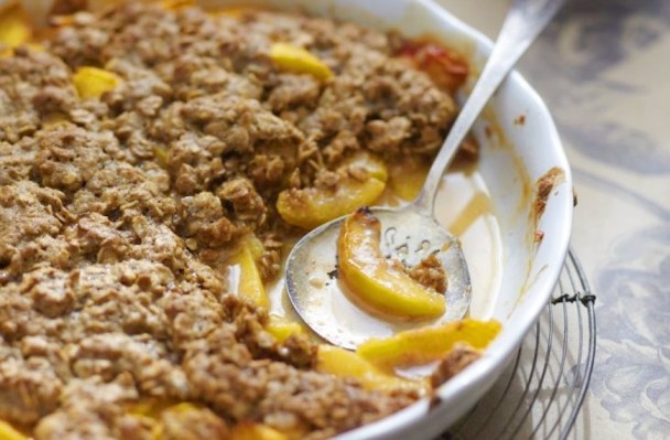 Summer Is Almost Over—So Whip Up This Healthy Peach Cobbler While the Fruit Is Still...
