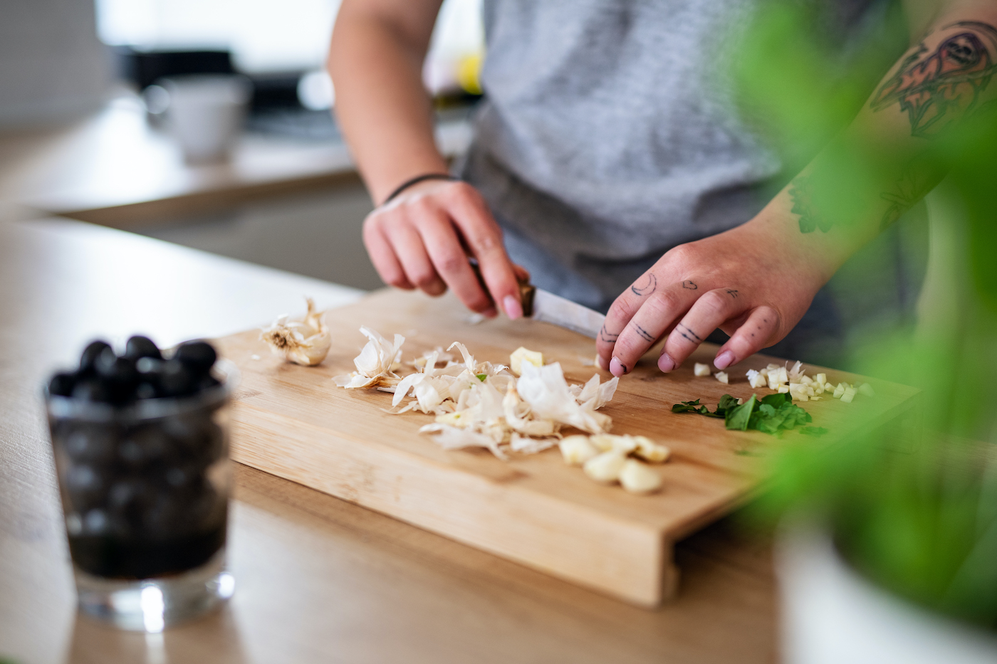 garlic cooking tip