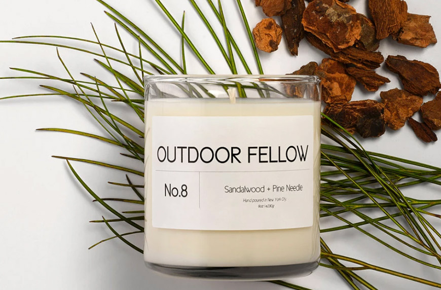 Outdoor Fellow No.8 Sandalwood and Pine Needle, forest bathing scents