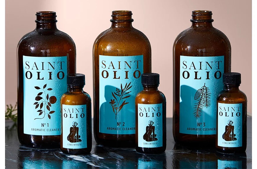 Saint Olio The Originals Trio glass bottles