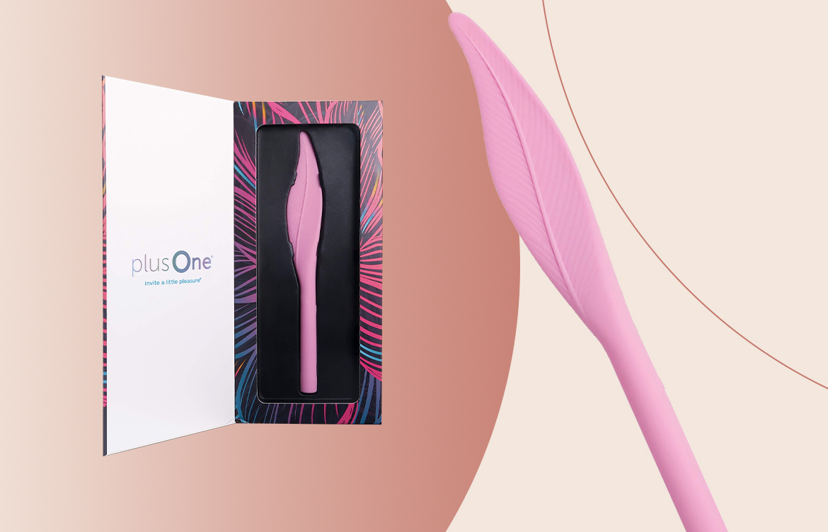 This Vibrating Feather Sex Toy Will Tickle Every Part of You Well+Good