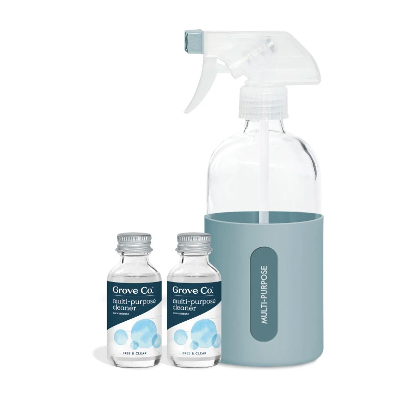 Grove Co. Multi-Purpose Cleaner Concentrate + Glass Spray Bottle