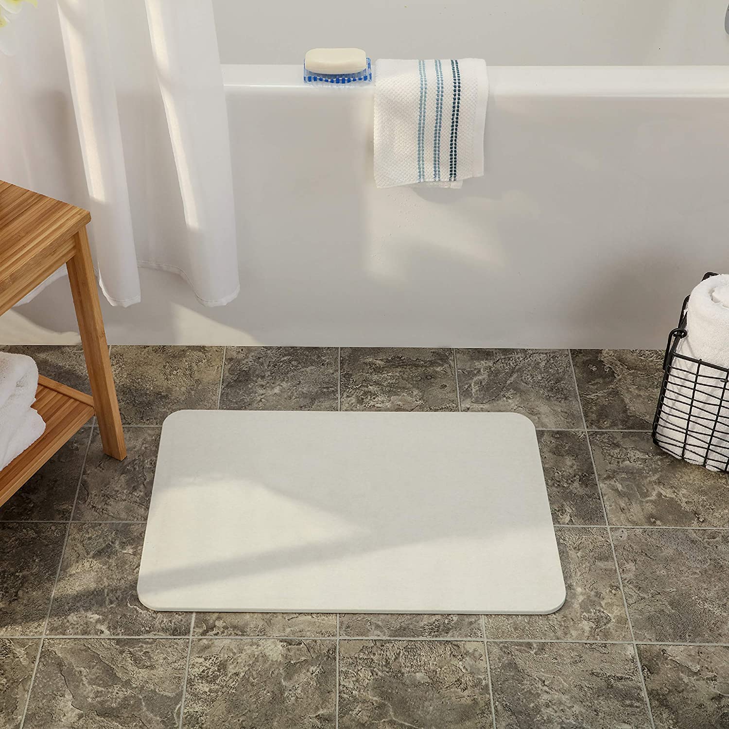 SlipX Solutions Quick-Dry Bath Mat