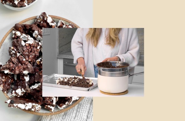 This Vegan Dark Chocolate Popcorn Bark Is Proof That Salty and Sweet Belong Together