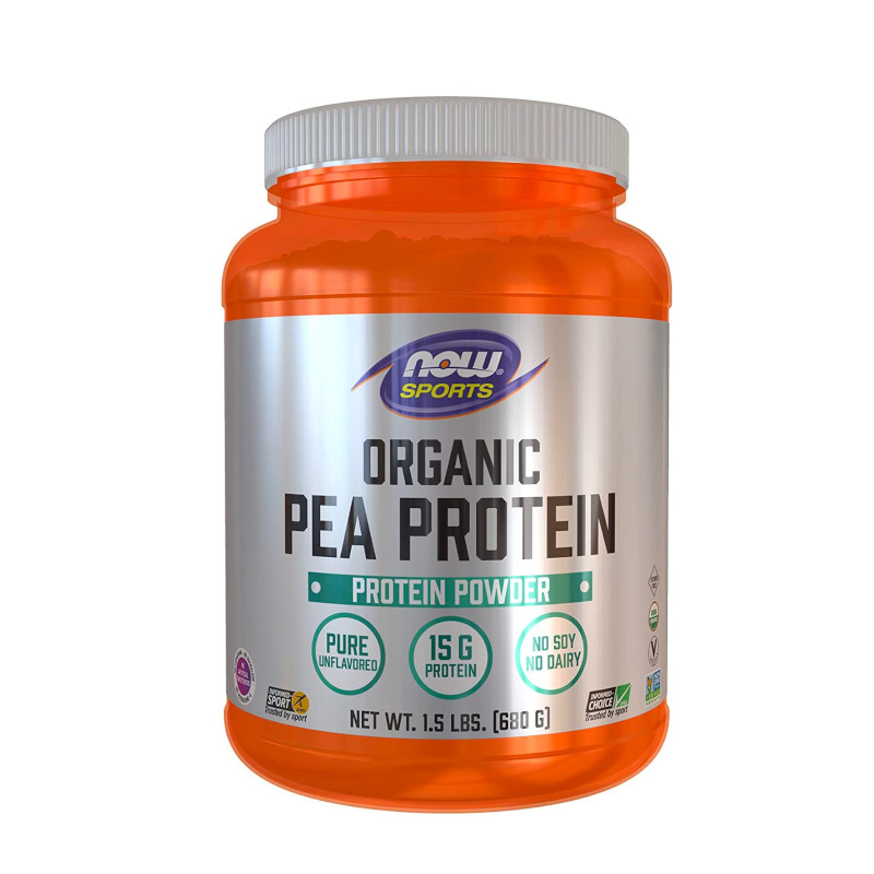 NOW Sports Organic Pea Protein Powder