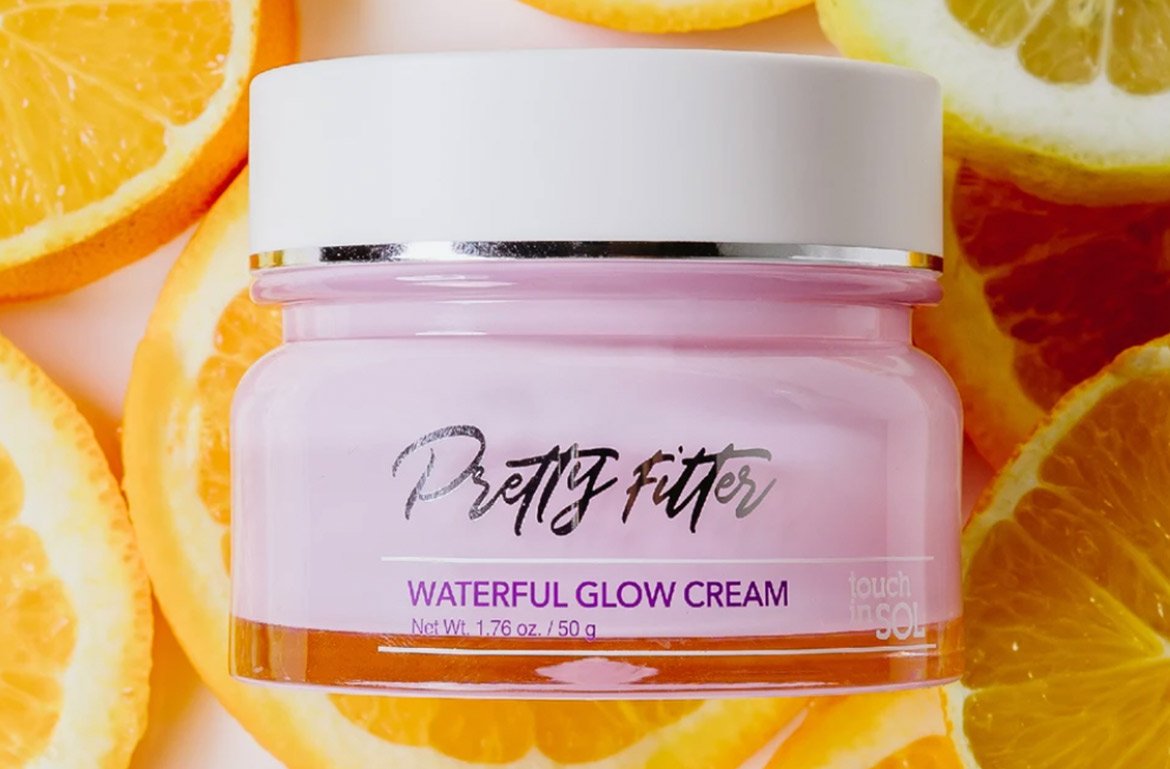 Touch in Sol Pretty Filter Waterful Glow Cream, gel-cream moisturizers