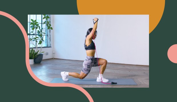 This 20-Minute Full-Body Resistance Band Workout is Deceptively Painful—in the Best Way