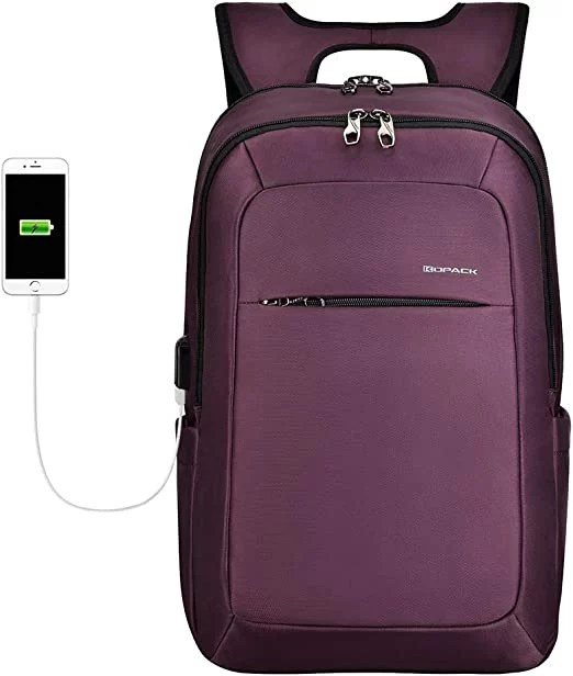 purple Kopack Lightweight Laptop Backpack