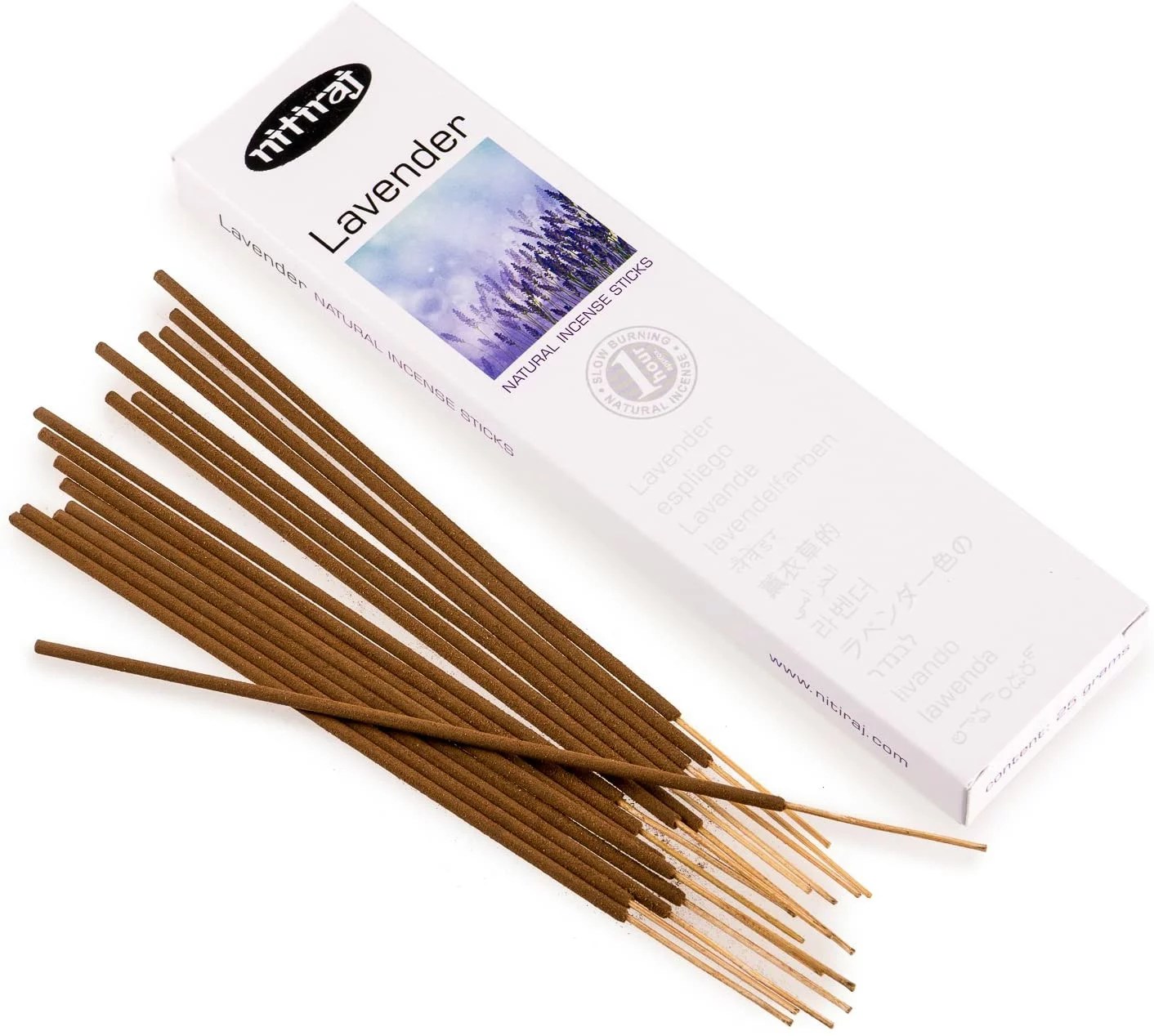 Nitiraj Premium Lavender Natural Incense Sticks