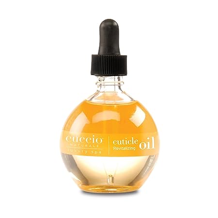 a bottle of gold colored cuccio cuticle oil, best cuticle oils