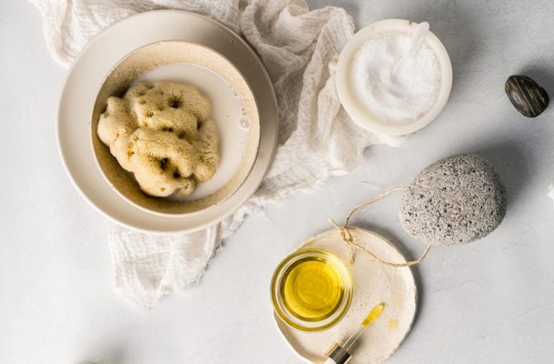 How To Keep a Natural Sea Sponge Clean for Happy Skin, According to a Germ...