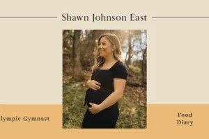 Here's What Mealtime While Pregnant *and* Raising a Toddler Looks Like for Gymnast Shawn Johnson East