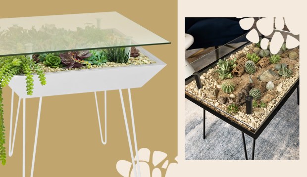 This Furniture Line Focuses on 'Blooming Tables', and Is the First That Incorporates Plants Right...