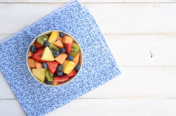 The Surprising Fruit Salad Ingredient That'll Keep Your Colorful Bowl From Going Brown