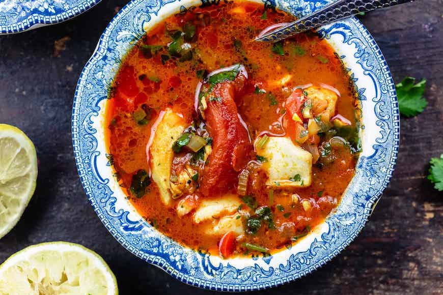 gut-healthy summer soups fish soup