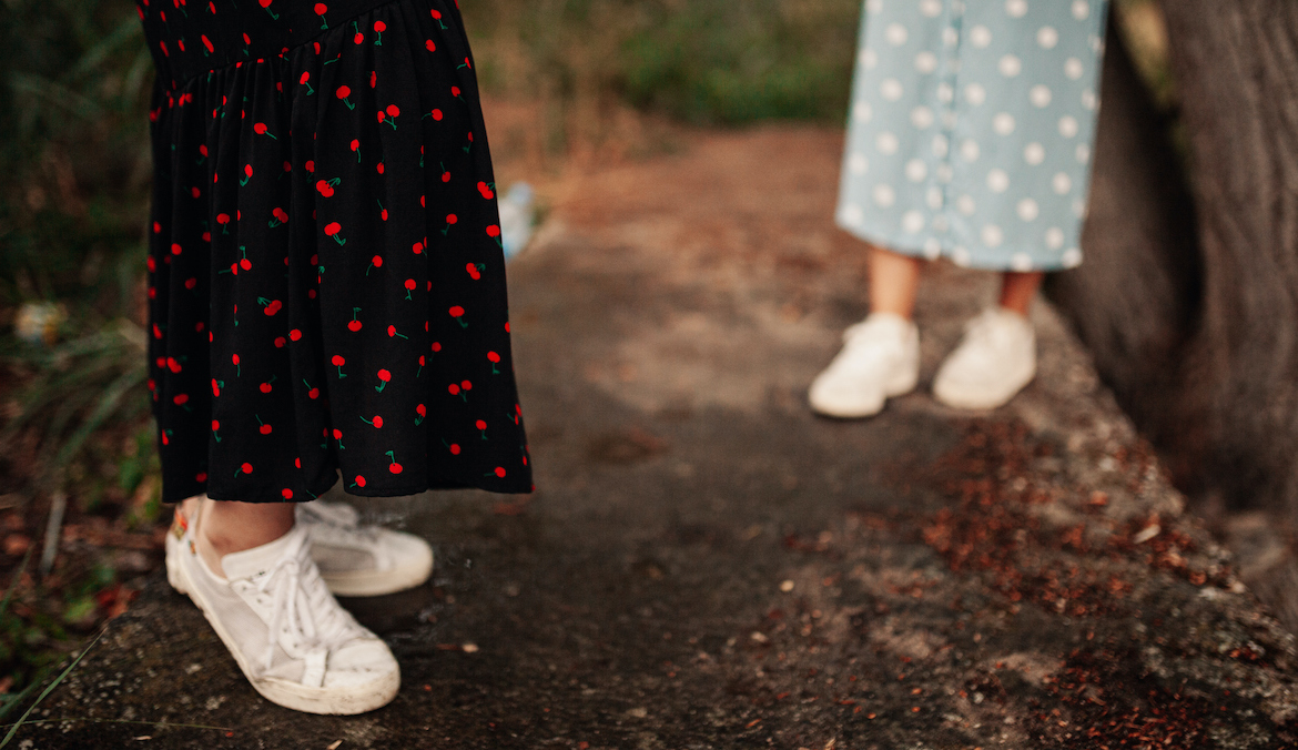 sneakers with dresses
