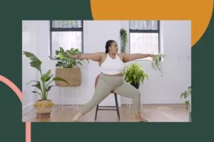 This 15-Minute Chair Yoga Flow Is Perfect for All Bodies, Ages, and Experience Levels