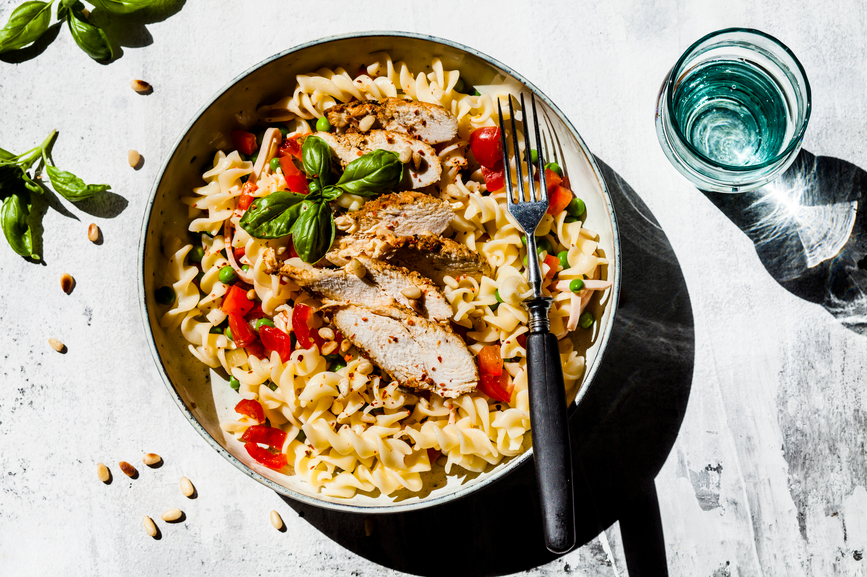 high-protein pasta salad recipes
