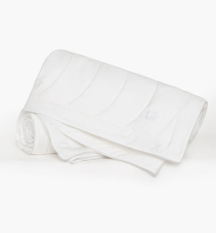 a buffy cloud comforter, eco-friendly bedding