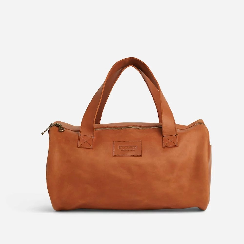 rust brown Parker Clay Omo Overnight Bag