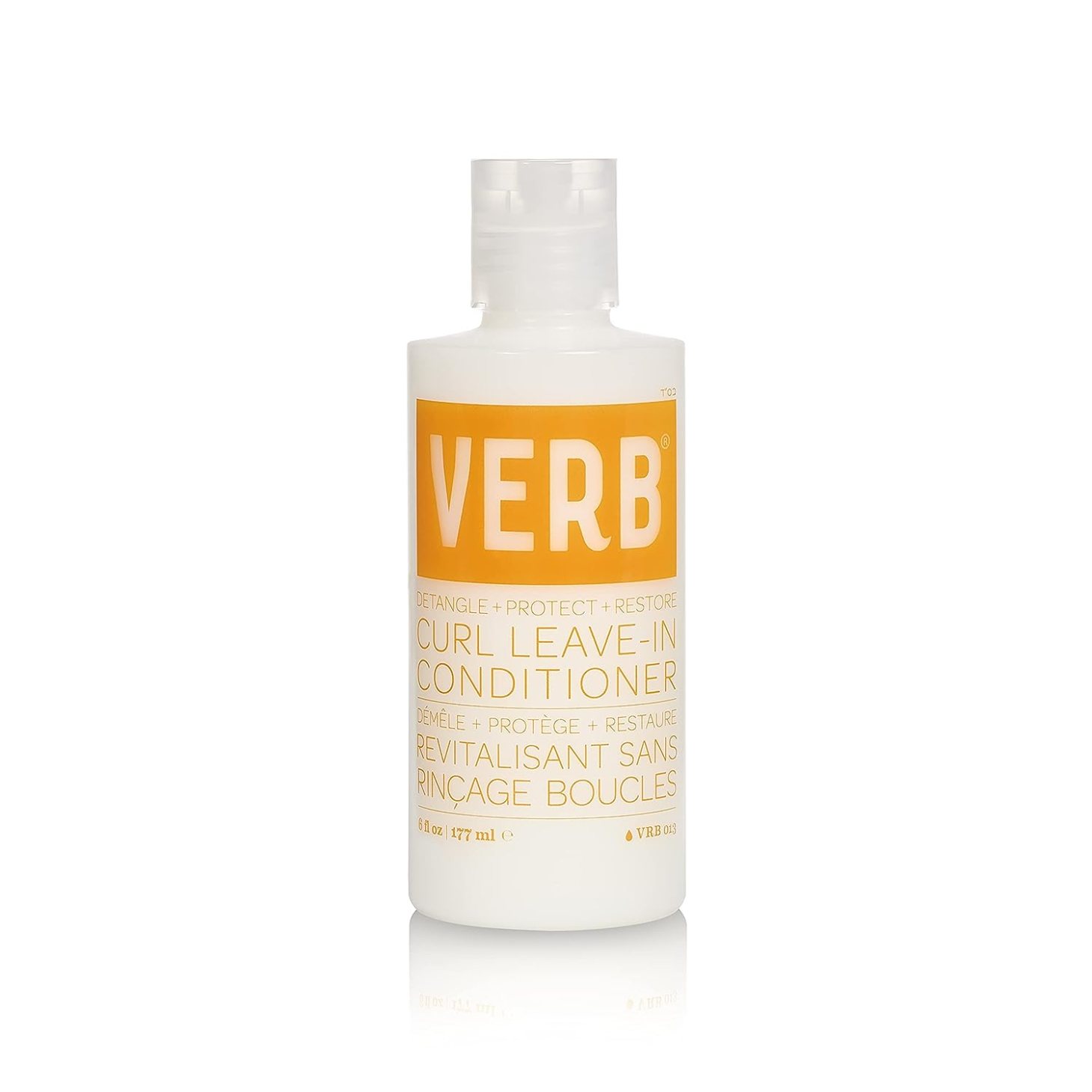 A bottle of verb leave in conditioner for curly hair