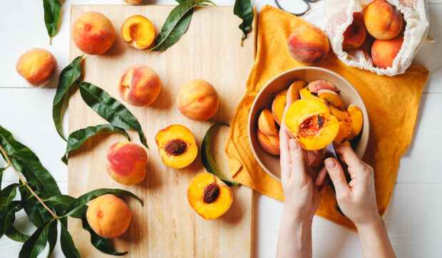 You've Been Cutting Peaches Wrong Your Entire Life—Here's the Best, Mess-Free Way To Do It