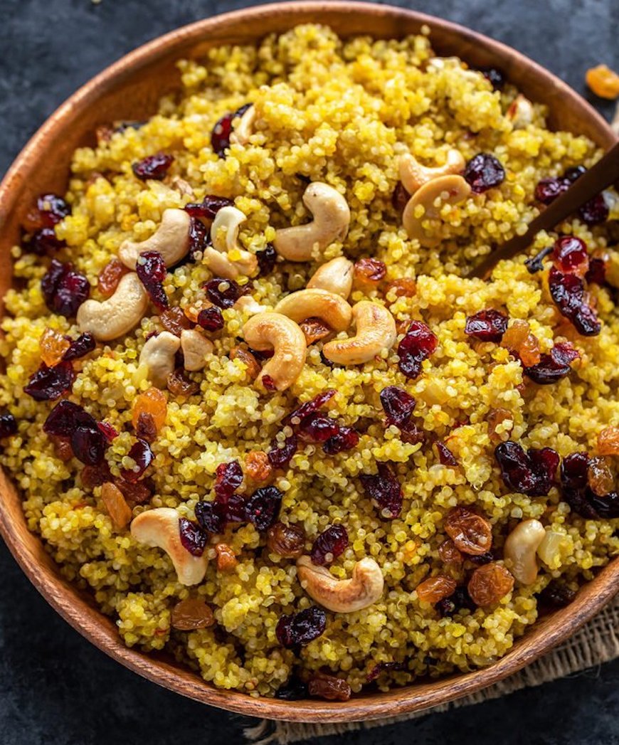saffron quinoa