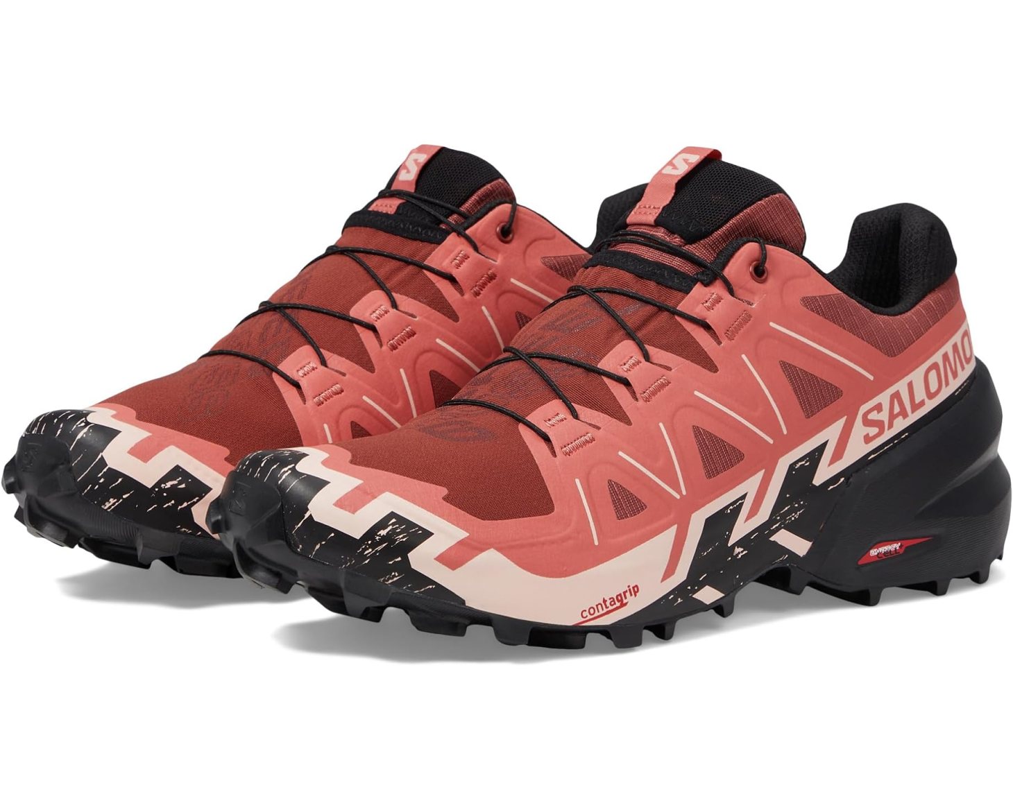 a pair of salomon speedcross 6 hiking shoes for women