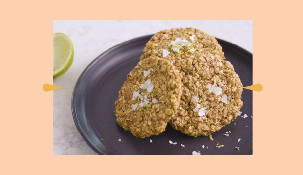 These Protein-Packed Vegan Coconut-Lime Cookies Have Gut Health Benefits In Every Bite