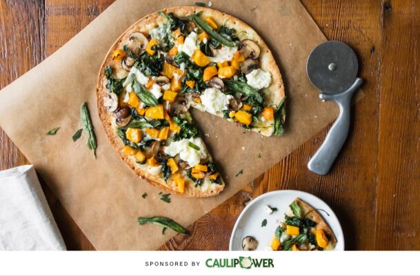 Give Your Holiday Appetizer Spread a Healthy Upgrade With This Cauliflower Harvest Pizza Recipe
