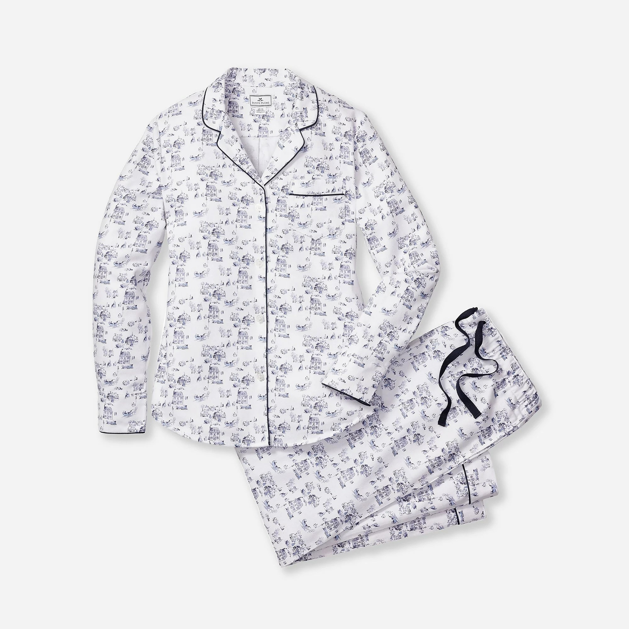 Petite Plume Flannel Pajama Set