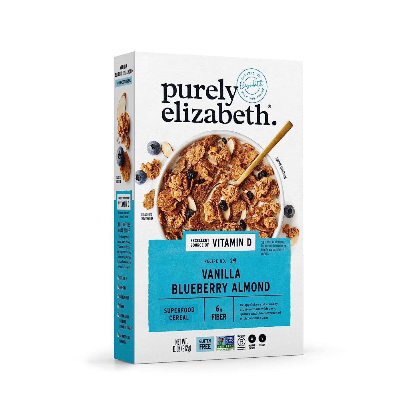 high protein cereal purely elizabeth