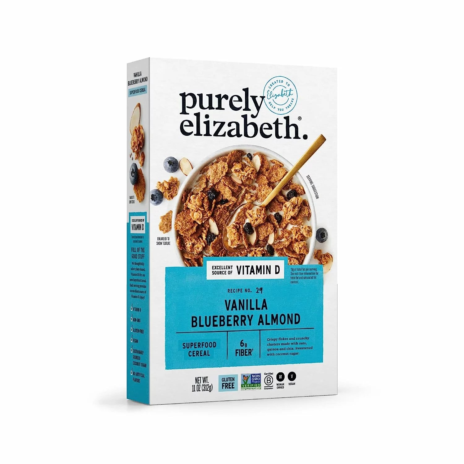 high protein cereal purely elizabeth