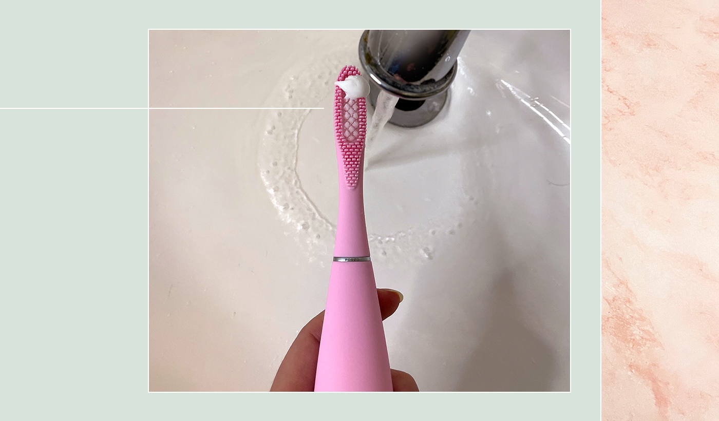  pink silicone electric toothbrush