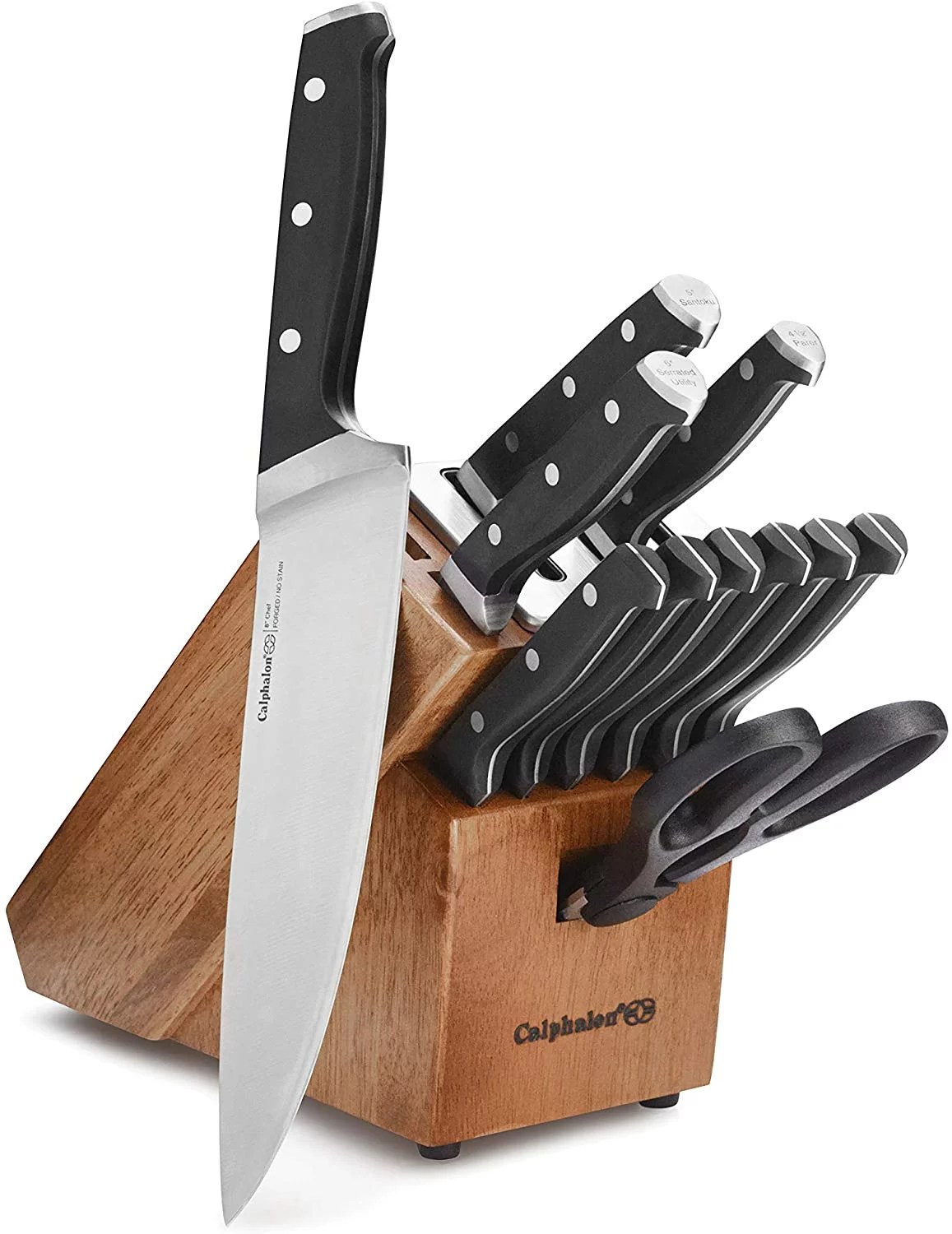 Calphalon self sharpening knife set