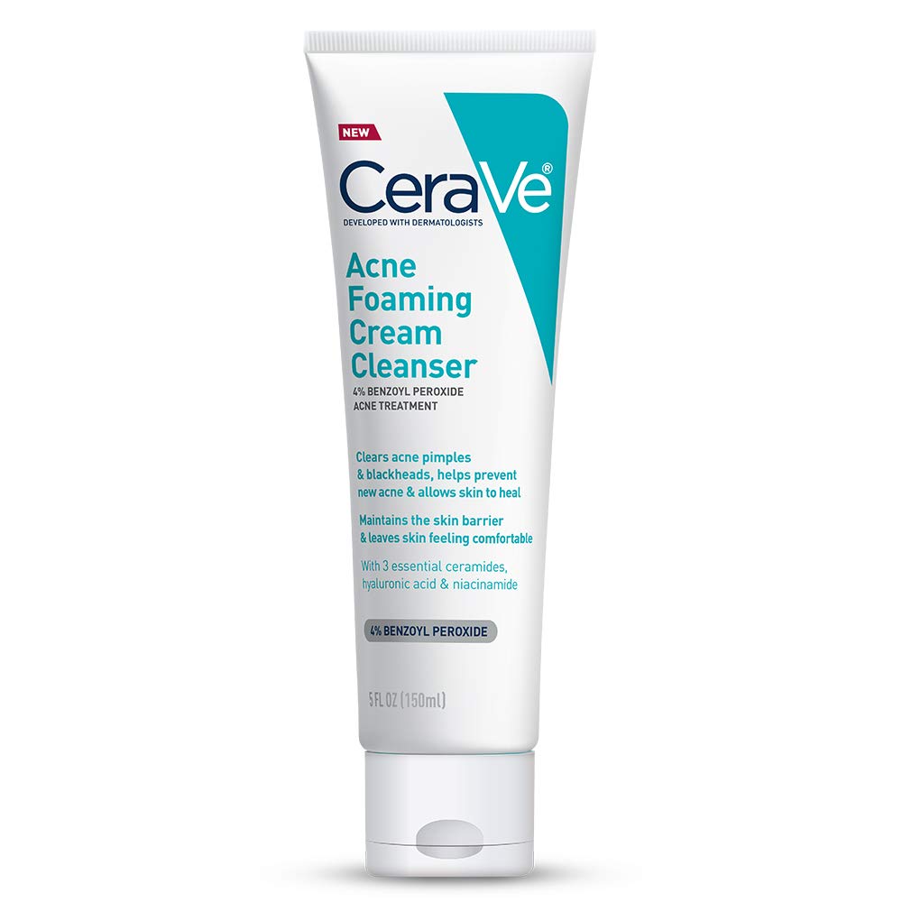 CeraVe Acne Foaming Cream Cleanser, Skin-care ingredients not to mix