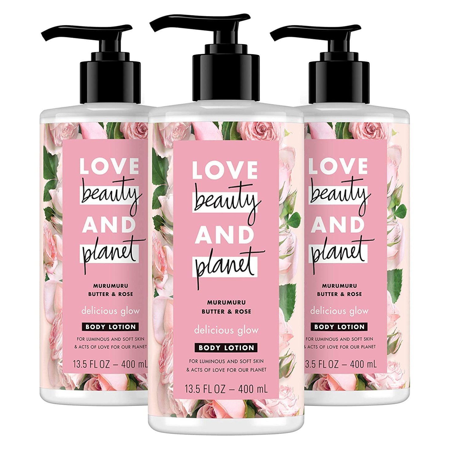Love Beauty and Planet Delicious Glow Body Lotion, Amazon Winter Skin-Care Sale