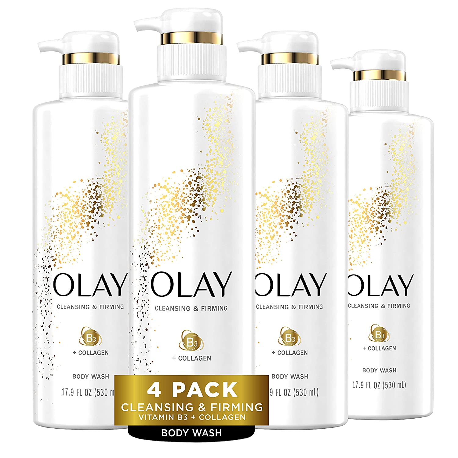 Olay Body Wash with Collagen and Vitamin B3, Amazon Winter Skin-Care Sale