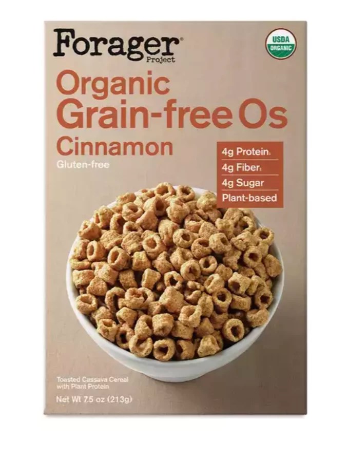 forager Organic Grain-Free O's, Cinnamon