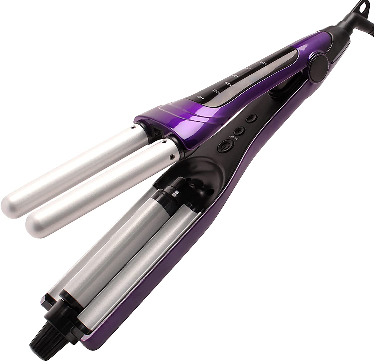 Bed Head A-Wave-We-Go Adjustable Hair Waver with purple and black handle