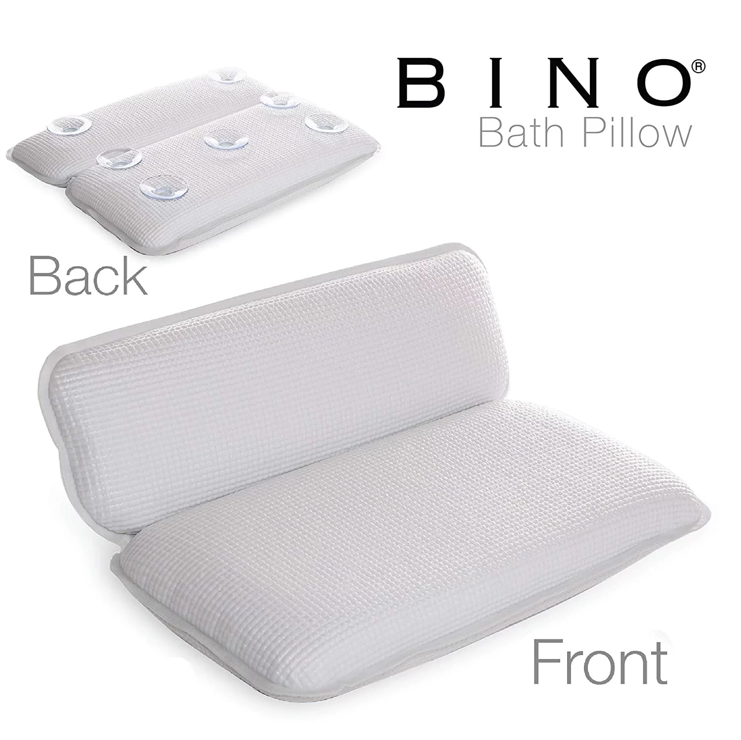 Non-Slip Suction Bath Pillow for Spa Bathtub Cushion