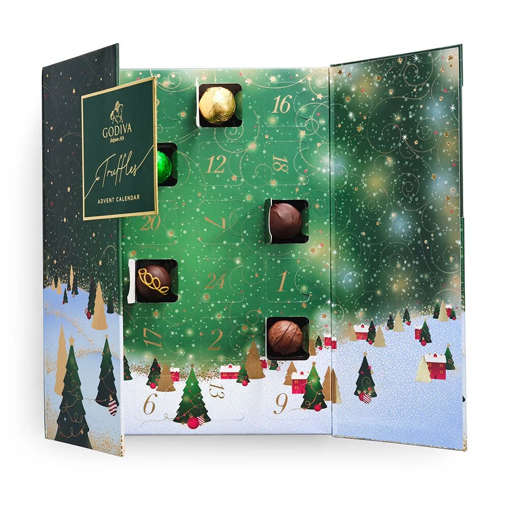 godiva truffle advent calendar