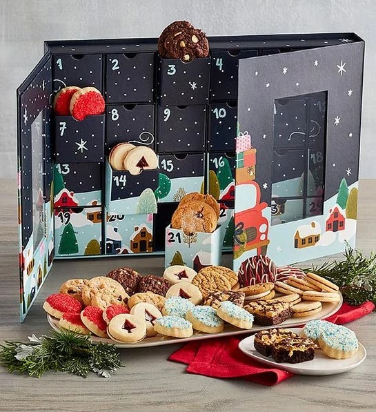 harry & david cookie advent calendars