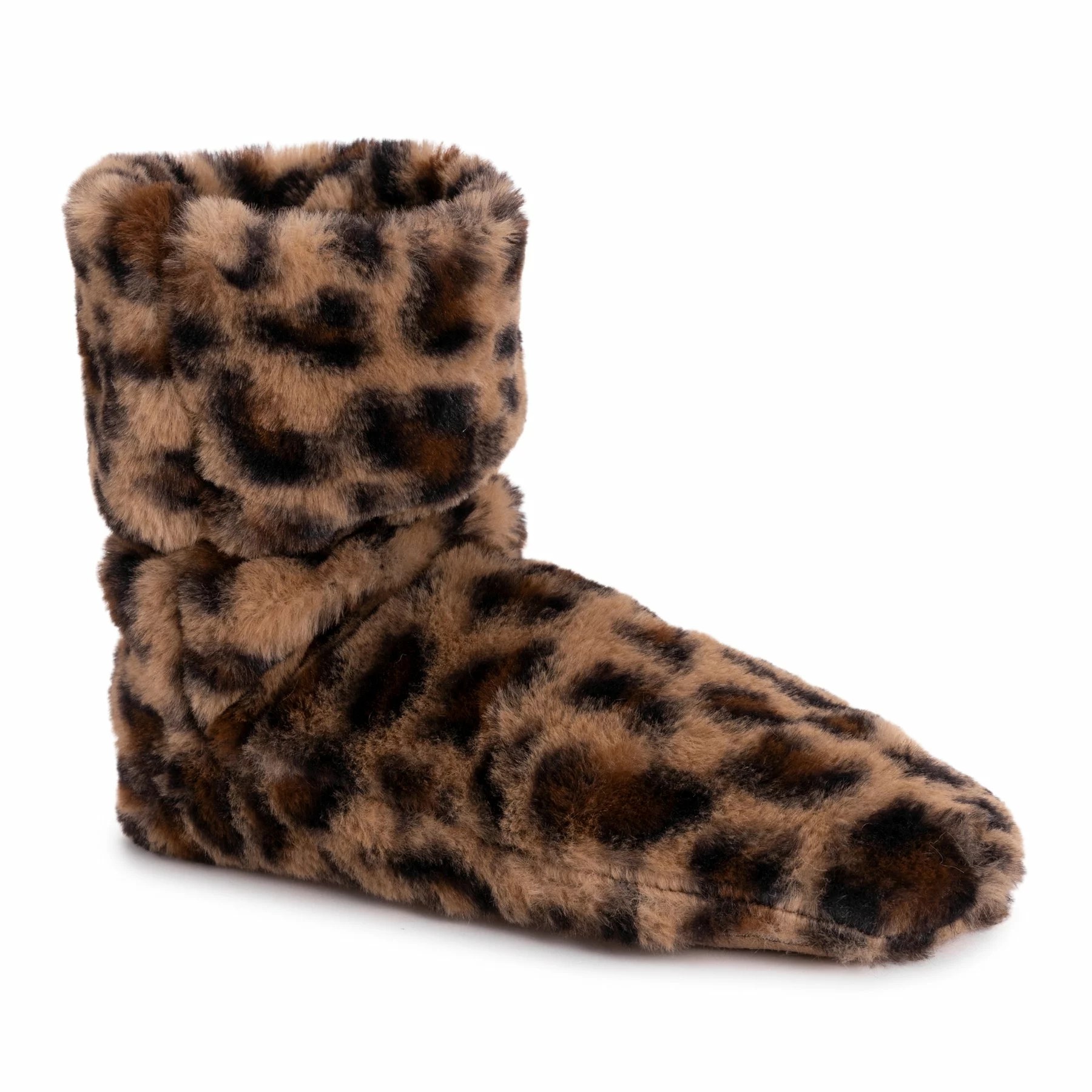 muk luks faux fur slipper sock