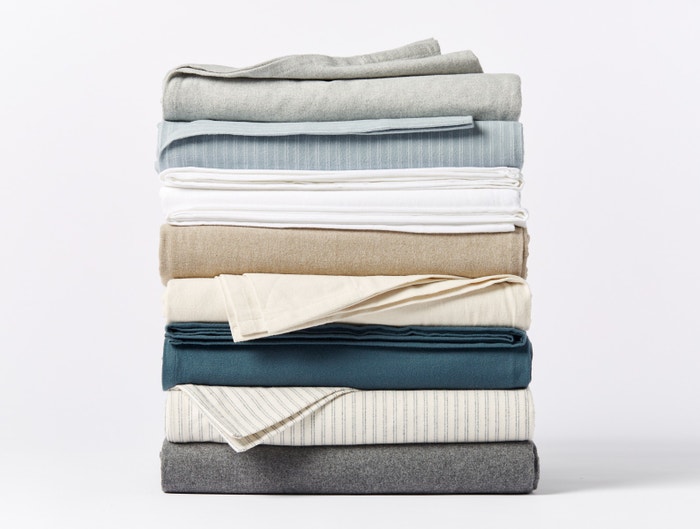 Coyuchi Cloud Brushed Organic Flannel Sheets, eco-friendly gifts