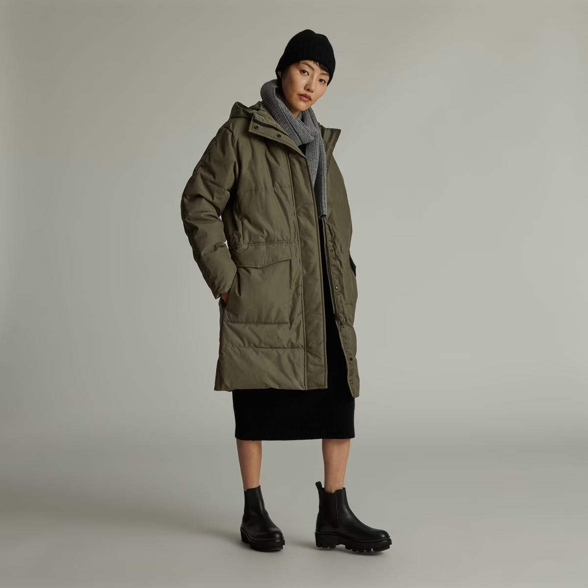 Everlane The ReNew Long Puffer coat for extreme cold